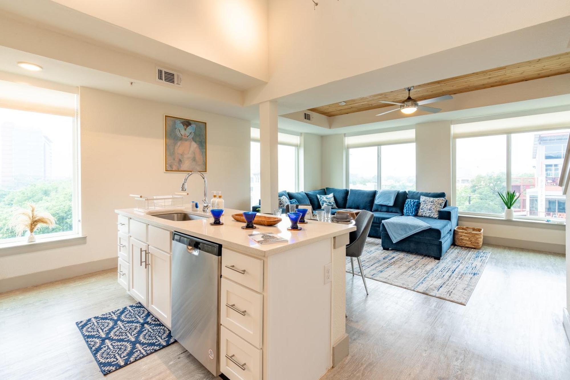 Riverwalk Penthouse Oasis W/Free Parking Gym Pool San Antonio Eksteriør billede